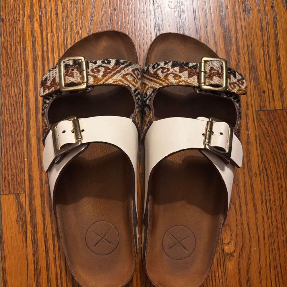 Inkkas Women's Sandals with Patterned Straps